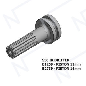 NS36IR Drifter Rock Drill<br>PISTON 14mm-B2739